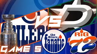 LIVE  Edmonton Oilers  Dallas Stars  GAME 5  2324 Stanley Cup Playoffs  Rig 72 [upl. by Ivana418]