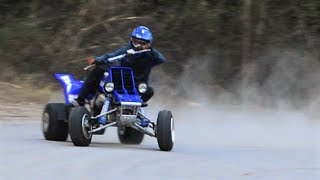 YAMAHA BANSHEE 350 FULL SPEED SHREDDING Headphones Highly Recommended [upl. by Adnirual]