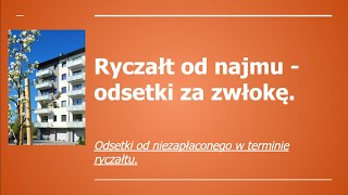 Jak zapłacić odsetki od nieterminowej płatności ryczałtu za najem lokali mieszkalnych [upl. by Zulch]