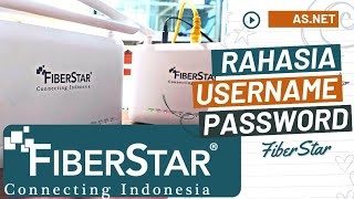 RAHASIA USERNAME DAN PASSWORD ZTE FIBERSTAR [upl. by Aiselad]