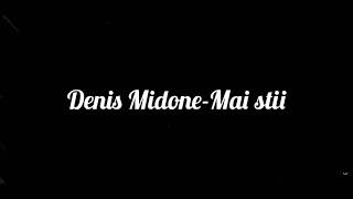 DENIS MIDONEMAI STIILYRICS [upl. by Aikemet]