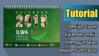 Tutorial membuat Cover Kalender Meja dengan adobe ilustrator background Polygonal [upl. by Ardnahcal827]