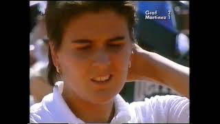 1996 French Open Semifinal Graf vs Martinez [upl. by Leakcim]