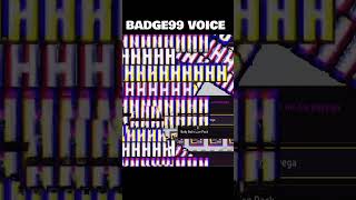 Badge99 Voice VS Freefire Voice Notes freefire badge99 shortsfeed trending [upl. by Atilef]