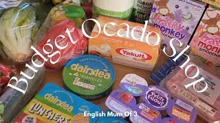 Budget Ocado Grocery Haul  English Family of 5  Prices and Meal Plan Included [upl. by Bunde]