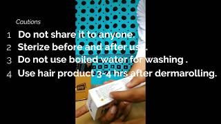 DERMA ROLLER for Hair growth and Hairline  Henbit Derma Roller05mm540 needles Unboxing [upl. by Rimaa]