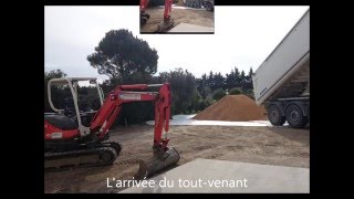 Créer une allée et parking en toutvenant par SOKOLOFF ENVIRONNEMENT [upl. by Ahsinan104]