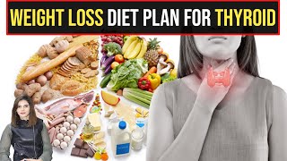 Thyroid Diet Plan For Weight Loss In UrduHindi  Diet Plan For Hyperthyroidism [upl. by Cristabel663]