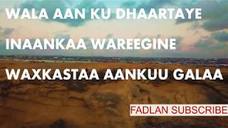 LYRICS HEES WARER CAWO WAA LOO WAABARISTA RIWADI NAXDIN IYO NASIIBOfficial Audio [upl. by Roos]