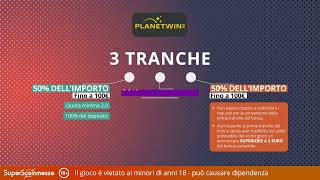 PLANETWIN365 BONUS SCOMMESSE fino a 300€ di bonus benvenuto Planetwin365 per un nuovo conto gioco [upl. by Ramar]