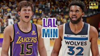 LAKERS vs TIMBERWOLVES PS5  NBA 2K24 4K UHD [upl. by Mathe96]