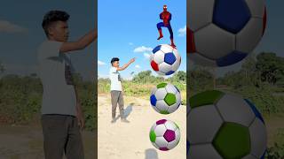 ParleG football spining vs monkey spiderman frogand joker correct dancing funny vfx video funny [upl. by Miran]