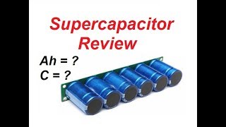 Supercapacitor Bank 27V 500F Review and Testing [upl. by Meerek185]