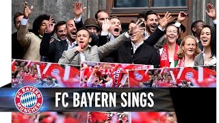 FC Bayern celebrates with the fans [upl. by Sink174]