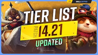 NEW UPDATED TIER LIST for PATCH 1421  League of Legends [upl. by Perren369]