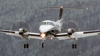 Beechcraft Super King Air 200 Hard Landing [upl. by Arivle780]