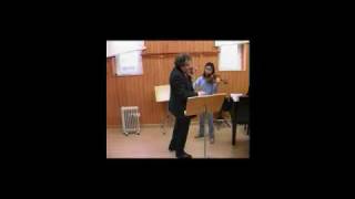 Zakhar Bron Glazunov violin concerto Class [upl. by Wie843]