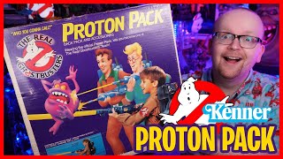 Kenner Real Ghostbusters Proton Pack RETRO TOY UNBOXING [upl. by Nyrehtac]