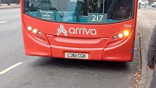 Ride on Arriva London T213 LJ61CGK Enviro400 on Route 217 [upl. by Gnep]