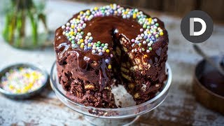 NoBake CHOCOLATE Biscuit CAKE [upl. by Dasi56]