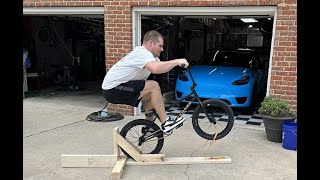 TUTORIAL  BMX Manual Rig  Get better at manuals and wheelies [upl. by Anear]