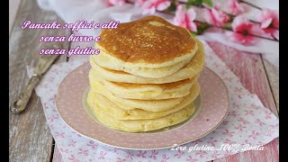 Una super e golosa colazione Pancake soffici e alti senza burro e senza glutine [upl. by Galen887]