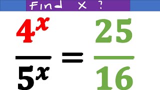 SOLVE FOR X  EXPONENTIAL EQUATION [upl. by Duer466]