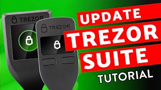 How to update your Trezor Suite Trezor One  Firmware Update Tutorial 2021 [upl. by Okun878]