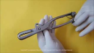 FusionKraft™ FarabeufLambotte SelfCentering Bone Holding Forceps [upl. by Aital995]