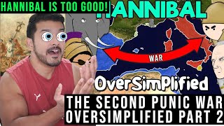 The Second Punic War  OverSimplified Part 2 Reaction [upl. by Nirual19]