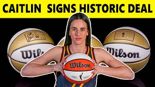 Caitlin Wilson Deal  Fever’s Caitlin Clark signs historic deal with Wilson [upl. by Lezley]