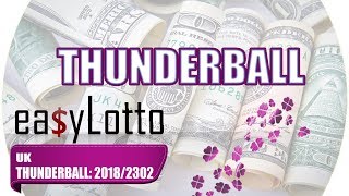 THUNDERBALL results 11 Sep 2018 [upl. by Miru]