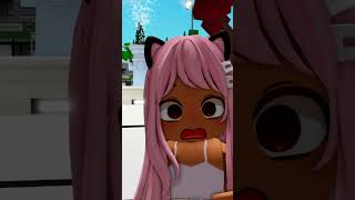 Layla was getting icecream with bf her until this😭🥺robloxshorts roblox [upl. by Romona]