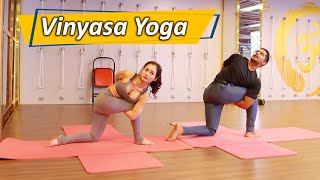 50 Minutes Energizing Vinyasa Yoga  Yograja [upl. by Urson]