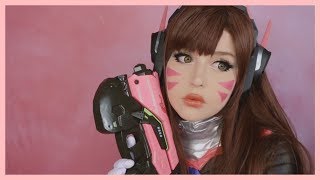 overwatch DVA cosplay makeup tutorial [upl. by Fianna]