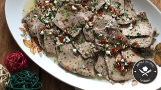 RECETAS NAVIDEÑAS LENGUA A LA VINAGRETA [upl. by Ecyal]