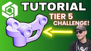 Onshape TUTORIAL  StepByStep  TIER 5 challenge  LATCH HINGE [upl. by Conover113]