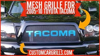 Toyota Tacoma 20052010 Mesh Grill Installation HowTo by customcargrillscom [upl. by Allimaj]