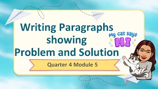 ENGLISH 5 PROBLEMS AND SOLUTION PARAGRAPH [upl. by Carnes423]