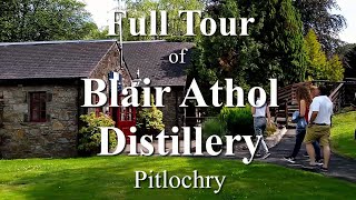 Full Whisky Distillery Tour  Blair Athol Distillery in Pitlochry Scotland [upl. by Mok]