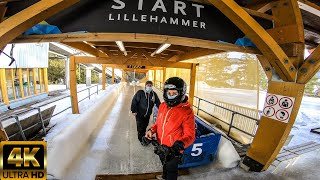 Bobsleigh Lillehammer 2021 winter 4k [upl. by Nohj]