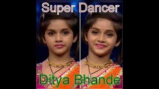 Super Dancer  Chapter 1  Ditya Bhande  Dance [upl. by Selohcin]