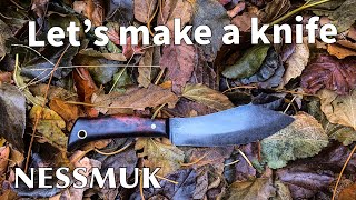 Lets Make a Knife  The Nessmuk [upl. by Nairbal]