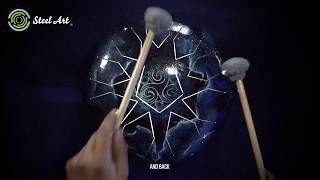 1 Tutorial Steel tongue drum de Steel Art [upl. by Galloway]