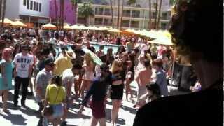 Poolside DJ set at Rhonda Coachella Pool Party [upl. by Anaic]