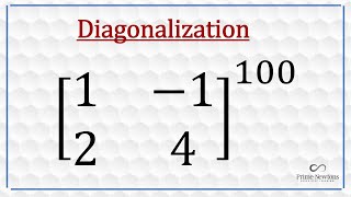 Diagonalization and power of a matrix [upl. by Odlanyer]