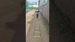 Single Step Ladder Exercise cricketlover indianbatsman ladderdrills viratkohli sachintendulkar [upl. by Faletti977]