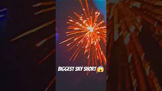 Biggest sky short in diwali 2024  song movie pushpa alluarjun rrr skyshot viralshort diwali [upl. by Otipaga]