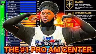 THE 1 COMP 5V5 CENTER BUILD on NBA 2K25 [upl. by Erotavlas]