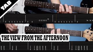 The View From The Afternoon  Arctic Monkeys  Guitar TAB  Lesson  Tutorial [upl. by Fennell]